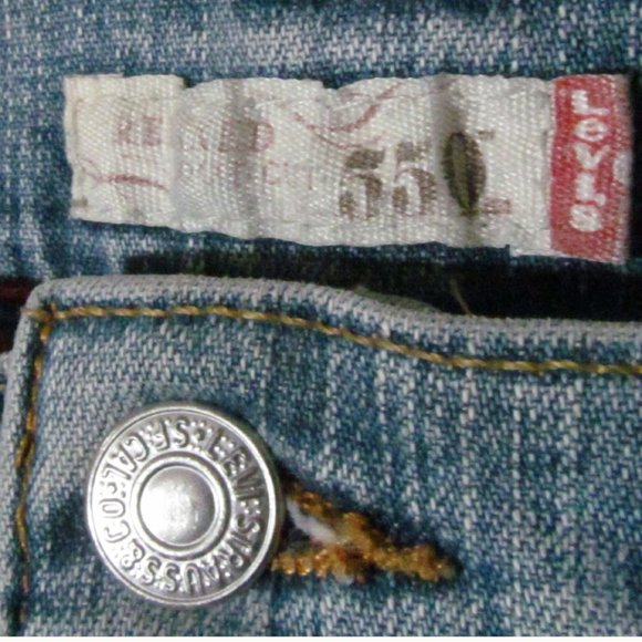 Levi's 550 Jeans Size 10 M Relaxed Boot Cut - Picture 3 of 7